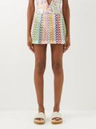 Missoni - Pizzo Crocheted Mini Skirt - Womens - Multi