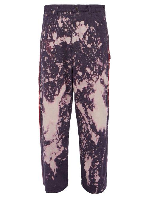 Matchesfashion.com Needles - Acid Wash Jeans - Mens - Purple