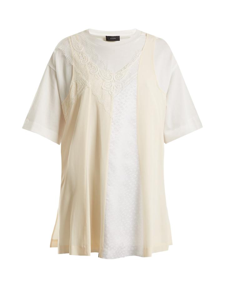 Joseph Overlay-detail Cotton T-shirt
