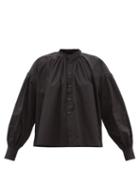 Toogood - The Shepherd Cotton-poplin Shirt - Womens - Black