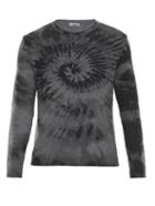 Valentino Tie-dye Wool And Cashmere-blend Sweater