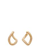 Matchesfashion.com Hum - Diamond And 18kt Gold Twist Earrings - Womens - Gold