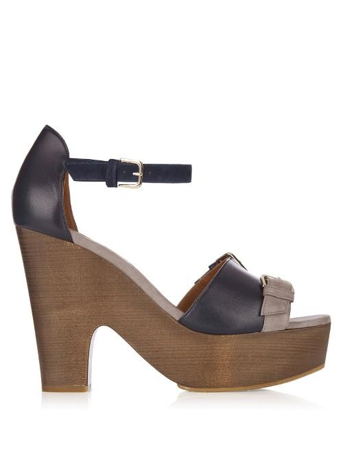 Malone Souliers June Suede And Leather Clogs