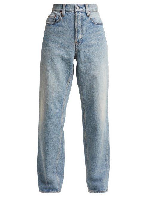 Matchesfashion.com Balenciaga - Wide Leg Jeans - Womens - Light Blue