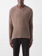 Our Legacy - Box Cotton-blend Sweater - Mens - Dark Brown