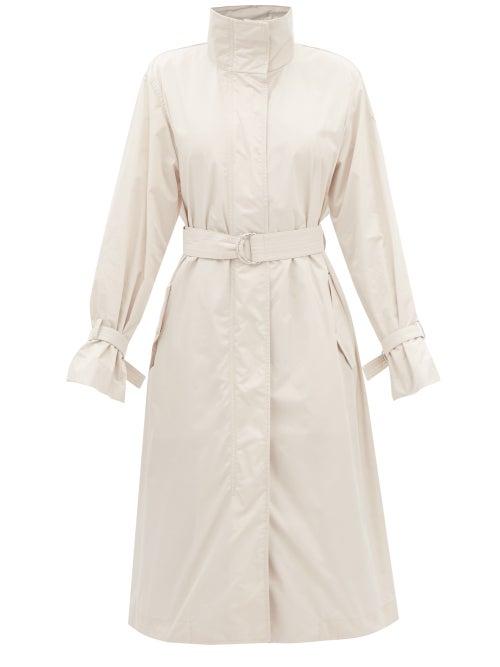 Moncler - Tourgeville Micro-garbadine Trench Coat - Womens - White