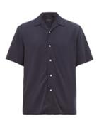 Matchesfashion.com Rag & Bone - Avery Cuban Collar Shirt - Mens - Black