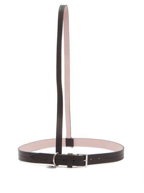 Matchesfashion.com Acne Studios - Anny Harness Leather Belt - Womens - Pink Multi