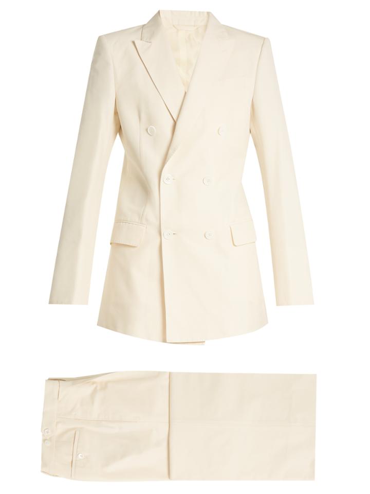 Connolly Double-breasted Cotton Suit
