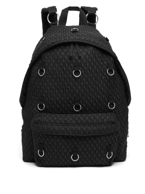 Matchesfashion.com Raf Simons X Eastpak - X Raf Simons Patterned Ring Backpack - Womens - Black