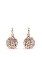 Selim Mouzannar - Beirut Diamond & 18kt Rose Gold Earrings - Womens - Pink Gold
