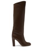 Paris Texas - Kiki Leather Knee-high Boots - Womens - Brown