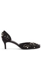 Lanvin Sequin And Faux-pearl Embellished Pumps