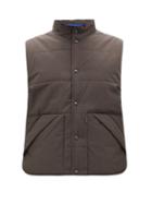 Acne Studios - Face-patch Padded Hooded Gilet - Mens - Brown