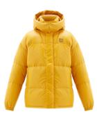 Matchesfashion.com 66north - Dyngja Hooded Quilted Down Jacket - Mens - Yellow