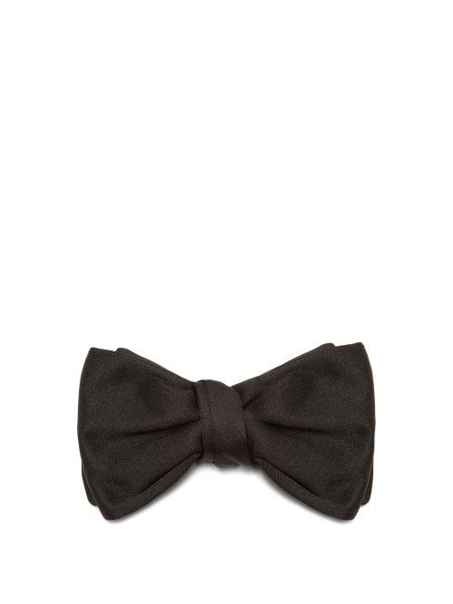 Matchesfashion.com Givenchy - Silk Faille Bow Tie - Mens - Black