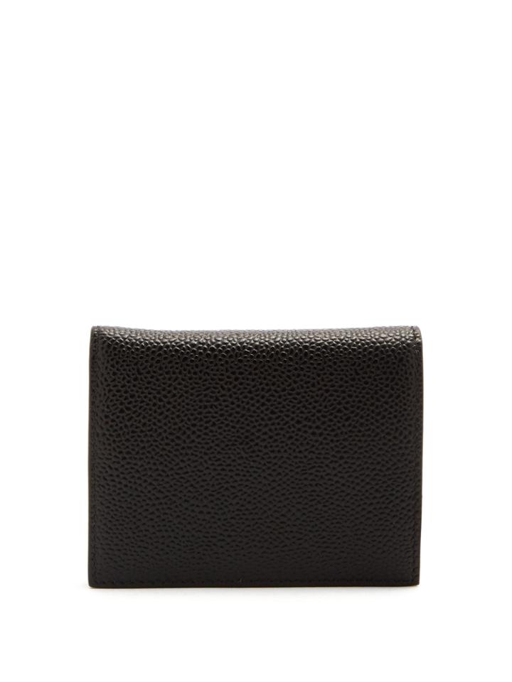 Thom Browne Bi-fold Grained-leather Wallet