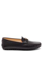 Matchesfashion.com Tod's - Gommino T-bar Leather Loafers - Womens - Black