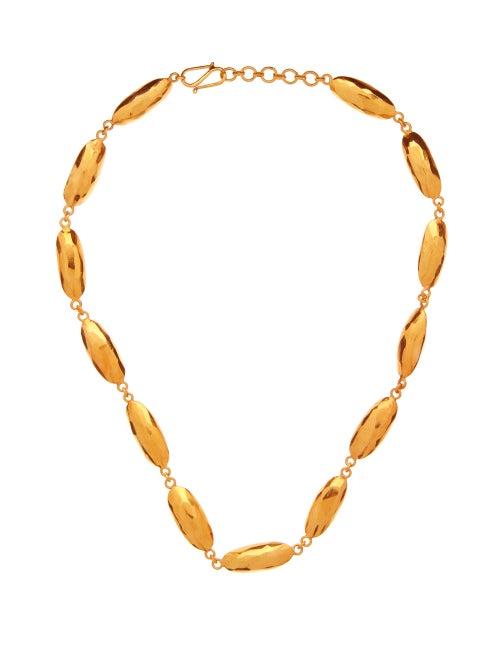 Matchesfashion.com Pippa Small Turquoise Mountain - Naheed Multi-faceted Necklace - Womens - Gold