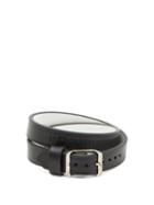 Matchesfashion.com Maison Margiela - Double-wrap Leather Bracelet - Mens - Black