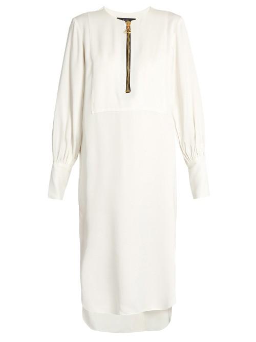 Ellery Fosse Blouson-sleeved Satin Dress