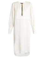 Ellery Fosse Blouson-sleeved Satin Dress