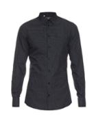Dolce & Gabbana Micro-dot Print Cotton-poplin Shirt