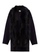 Vanessa Bruno Feuillantine Detachable-fur Coat