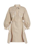 Fendi Striped Cotton-blend Dress