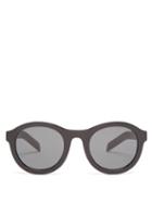 Ladies Accessories Prada Eyewear - Round Acetate Sunglasses - Womens - Black