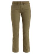 Matchesfashion.com M.i.h Jeans - Cult Mid Rise Straight Leg Jeans - Womens - Khaki