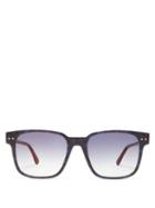Matchesfashion.com Fred Eyewear - Force 10 Tortoiseshell Acetate Sunglasses - Mens - Navy