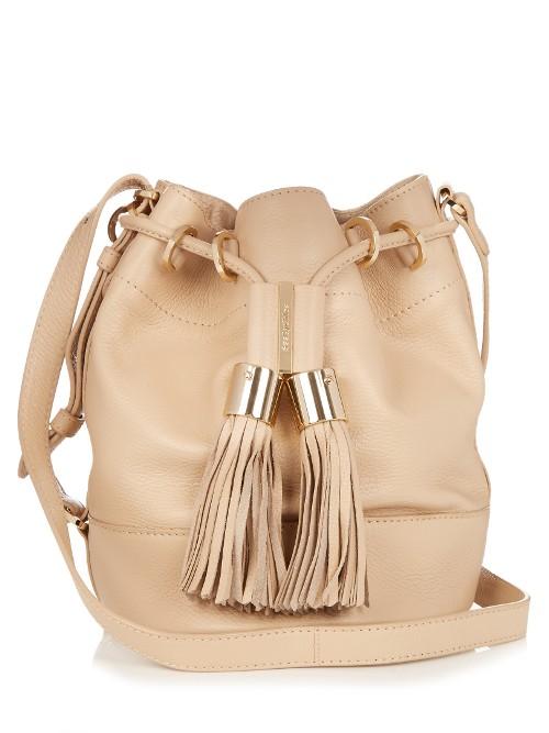 See By Chloé Vicki Medium Leather Cross-body Bucket Bag
