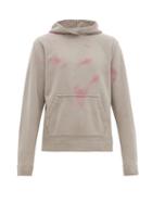 Matchesfashion.com John Elliott - Double Dye Cotton Jersey Hooded Sweatshirt - Mens - Grey
