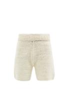 Ladies Rtw Lauren Manoogian - Knitted Cotton Shorts - Womens - Cream White
