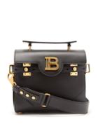 Balmain - Bbuzz Leather Cross-body Bag - Womens - Black Gold