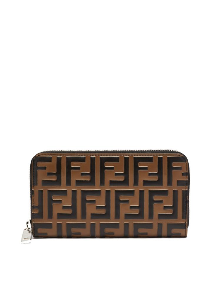 Fendi Logo-embossed Leather Wallet