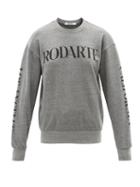 Matchesfashion.com Rodarte - Radarte-print Jersey Sweatshirt - Womens - Grey