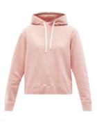 Ladies Rtw Officine Gnrale - Olivia Cotton-jersey Hooded Sweatshirt - Womens - Pink