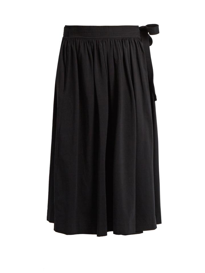 Lemaire Cotton-jersey Wrap Skirt