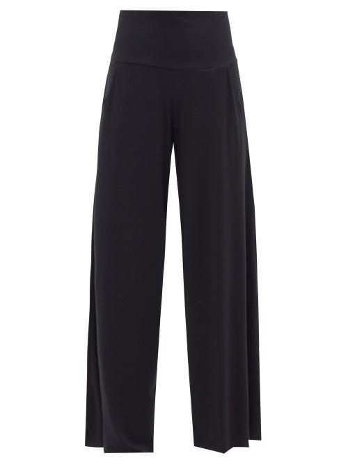 Matchesfashion.com Commando - Modal-blend Wide-leg Trousers - Womens - Black