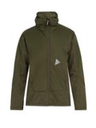 Matchesfashion.com And Wander - Zip Through Hooded Fleece Jacket - Mens - Khaki
