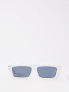 Dior - Diorsignature S2u Rectangular Acetate Sunglasses - Womens - White Blue