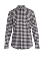 Ermenegildo Zegna Checked Cotton Shirt