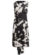 Matchesfashion.com No. 21 - Tie Dye Open Back Cotton Blend Dress - Womens - Black Print