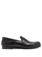 Loewe Collapsible-heel Leather Loafers