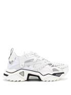 Matchesfashion.com Calvin Klein 205w39nyc - Strike 205 Suede And Mesh Trainers - Mens - White
