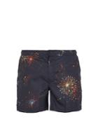 Valentino Firework-print Swim Shorts