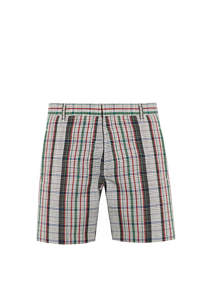 Orley Cub Checked Wool Shorts