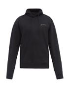 Mens Rtw Jacquemus - Logo-embroidered Organic-cotton Hooded Sweatshirt - Mens - Black